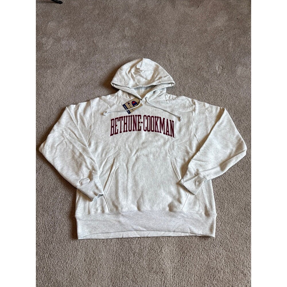 Bethune Cookman Wildcats NWT Champion Reverse Weave Unisex Hoodie Size Large